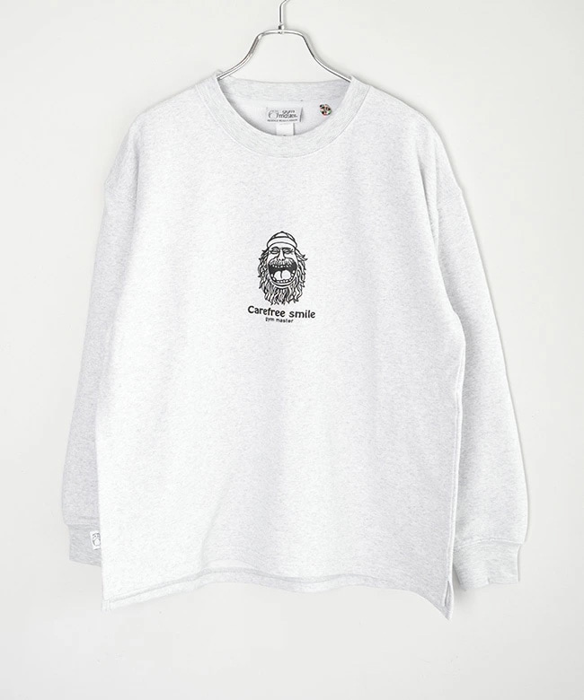 gym master(ジムマスター) 10.3oz carefree smile スウェットビッグTEE