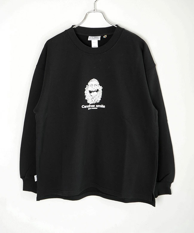 G621780]gym master(ジムマスター) 10.3oz carefree smile スウェット
