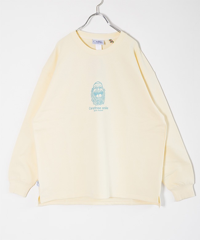 gym master(ジムマスター) 10.3oz carefree smile スウェットビッグTEE