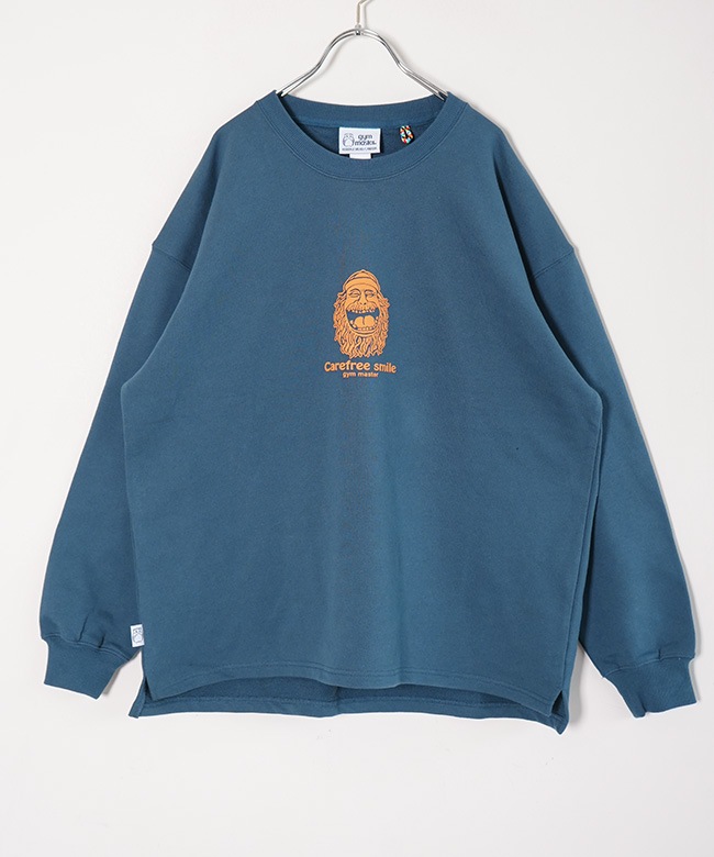 gym master(ジムマスター) 10.3oz carefree smile スウェットビッグTEE