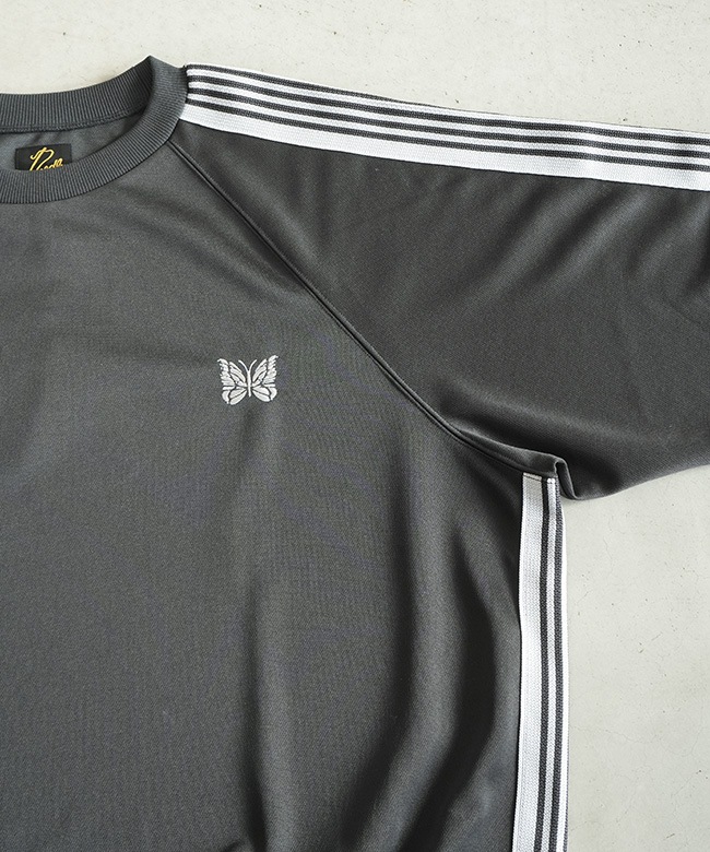 NEEDLES(ニードルズ) Track Crew Neck Shirt - Poly Smooth トラック
