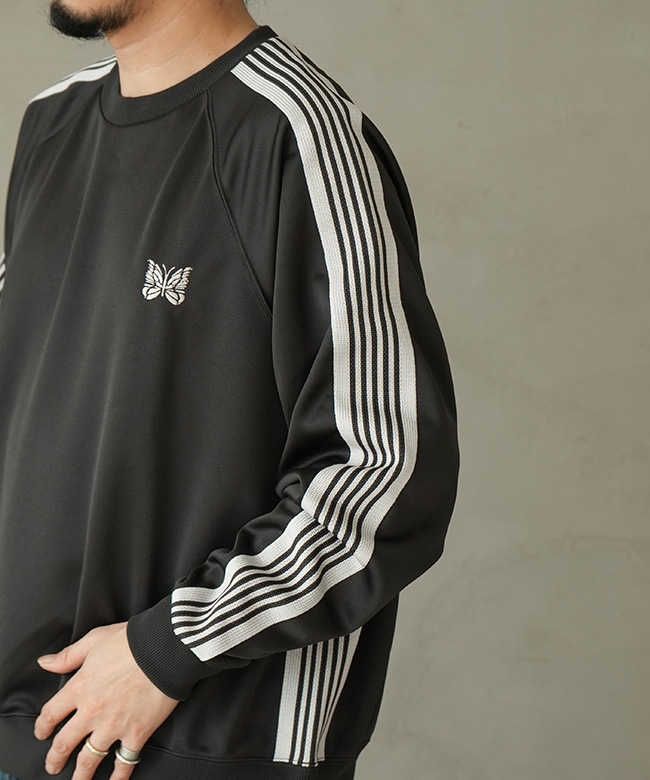 NEEDLES(ニードルズ) Track Crew Neck Shirt - Poly Smooth トラック