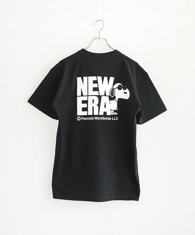 NEW ERA(ニューエラ) SS CT TEE PEANUTS J COOL WHI/BLK 261 半袖