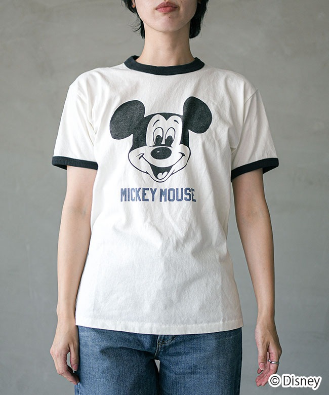 JOHNBULL(ジョンブル) / MICKEY MOUSE / RINGER Tシャツ / ミッキー