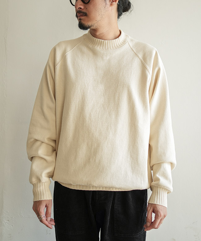 WORKERS(ワーカーズ) Raglan Cotton Sweater ラグランコットンセーター