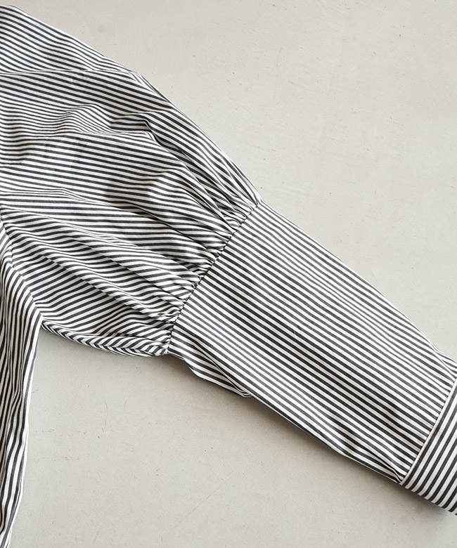 SI-HIRAI(スーヒライ) PUFF&SHIRT SLEEVE BLOUSE パフ＆シャツスリーブ
