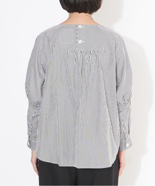 SI-HIRAI(スーヒライ) PUFF&SHIRT SLEEVE BLOUSE パフ＆シャツスリーブ