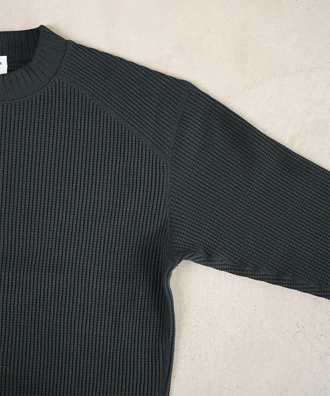 JM7607]Jackman(ジャックマン) Waffle Midneck ワッフルミッドネック