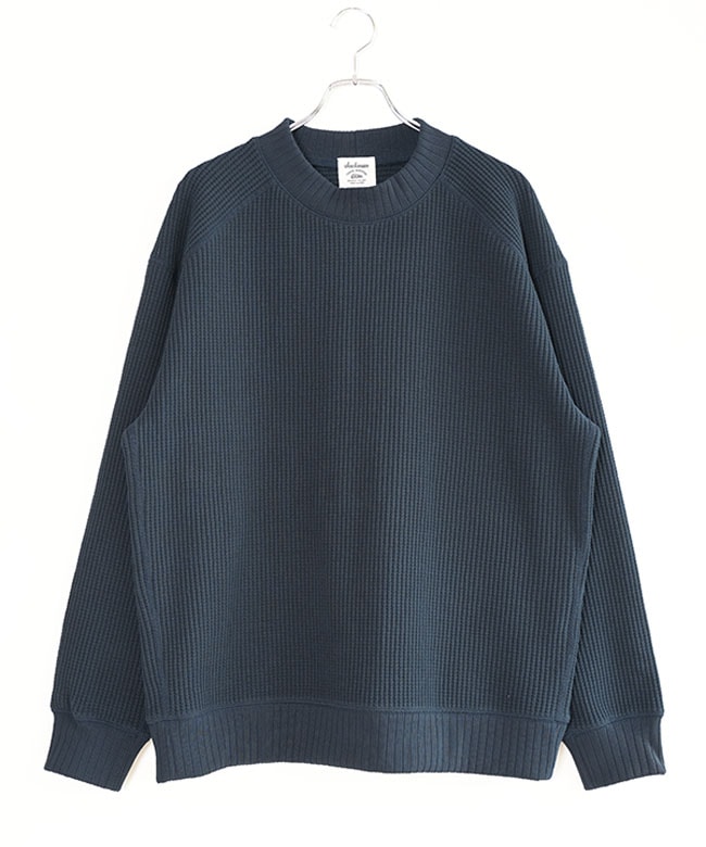 JM7607]Jackman(ジャックマン) Waffle Midneck ワッフルミッドネック