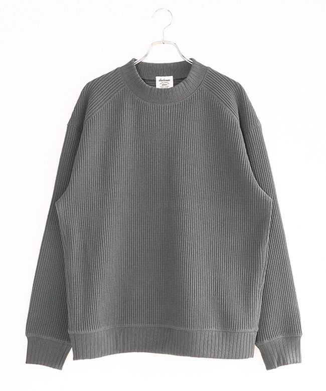 JM7607]Jackman(ジャックマン) Waffle Midneck ワッフルミッドネック
