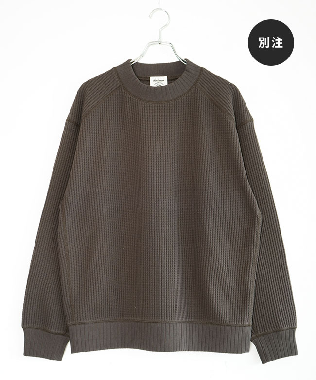 Jackman(ジャックマン) Waffle Midneck ワッフルミッドネック メンズ