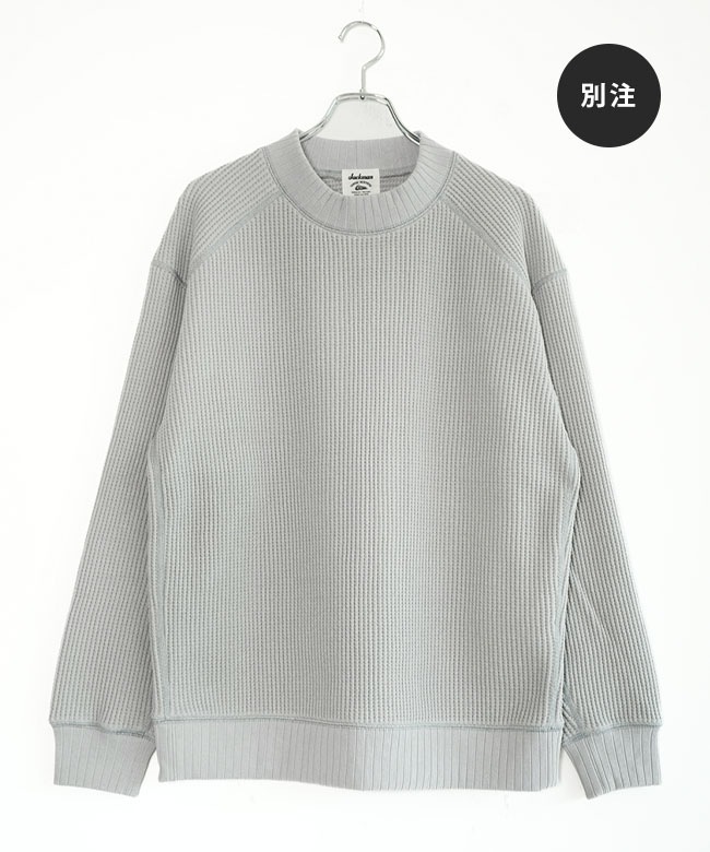 Jackman(ジャックマン) Waffle Midneck ワッフルミッドネック メンズ