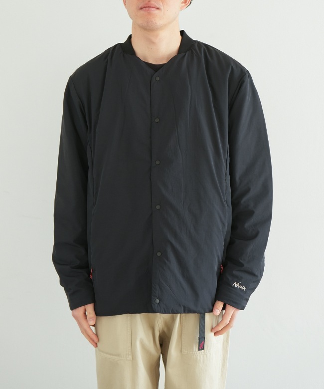 NANGA(ナンガ)NO COLLAR SOFT DOWN CARDIGAN ノーカラー ソフトダウン