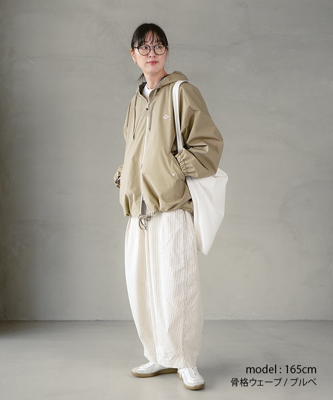 teraDANTON アイボリー カジュアルジャケット ◇DANTON(ダントン) 3LAYER CLOTH HOODED JACKET 3レイヤークロス