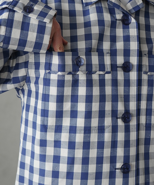 THE SHINZONE(ザ・シンゾーン)GINGHAM CHECK SHIRT ギンガムチェック