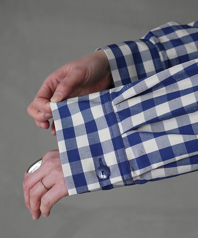 SHRIMPS Antoon gingham check blouse 定価52900円 ギンガムチェック 10 ブラウス シャツ ネイビー ホワイト シュリンプス【中古】4-0227M♪ 楽天市場】ギンガムチェック シャツ（サイズ（S/M/L）S）（シャツ