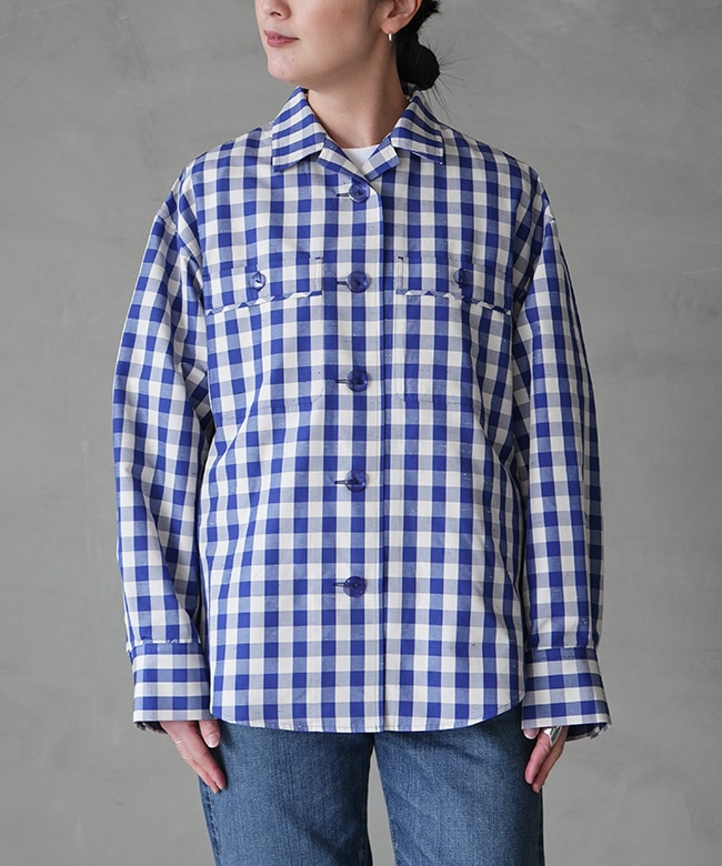 THE SHINZONE(ザ・シンゾーン)GINGHAM CHECK SHIRT ギンガムチェック