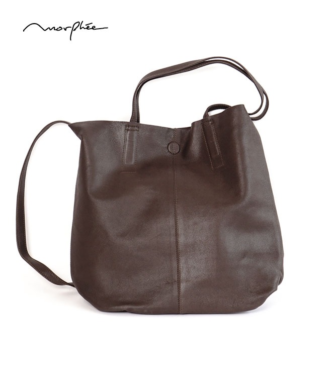 保存袋付き】Morphee(モルフェ)3WAY MEDIUM TOTE（M）DARK CHOCO