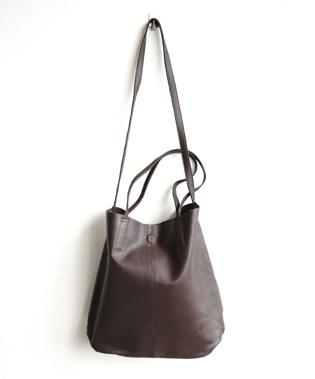 保存袋付き】Morphee(モルフェ)3WAY MEDIUM TOTE（M）DARK CHOCO