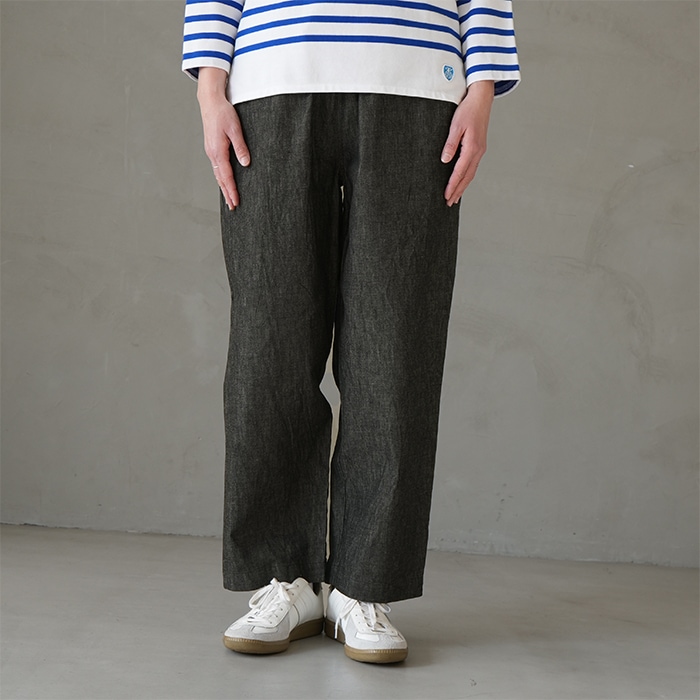 R49511]RINEN(リネン) 6オンスノットインディゴデニム リラックス