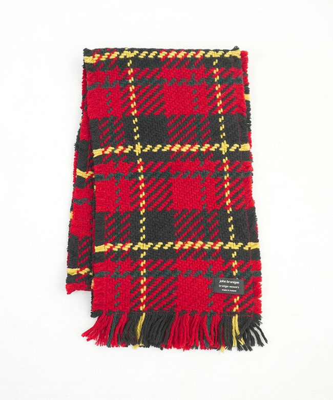 FSCARF]John branigan(ジョンブラニガン) fringe scarf フリンジ