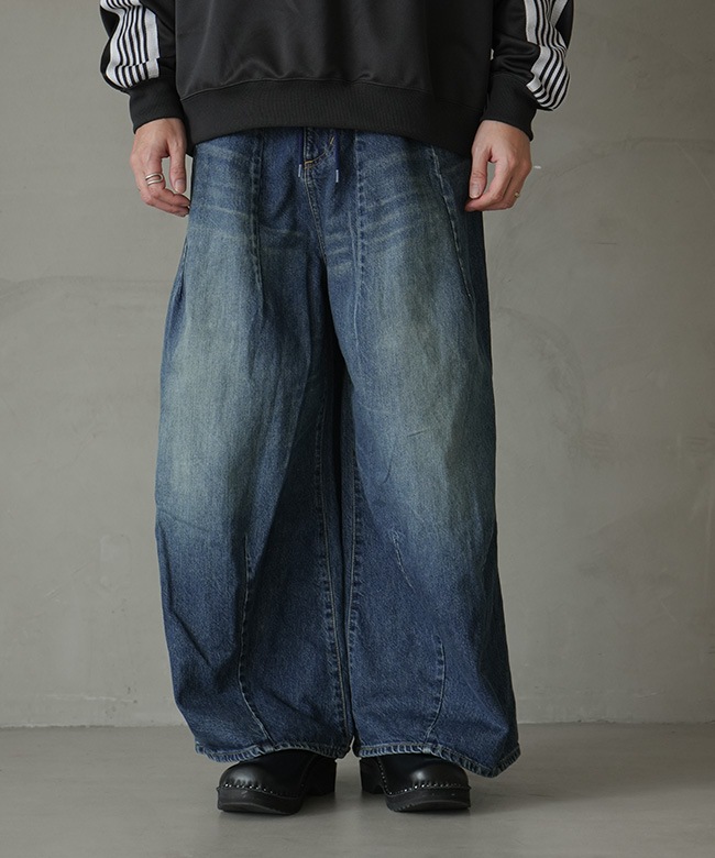 NEEDLES(ニードルズ) H.D. Buggy Jean - 12oz Denim ヒザデルバギー