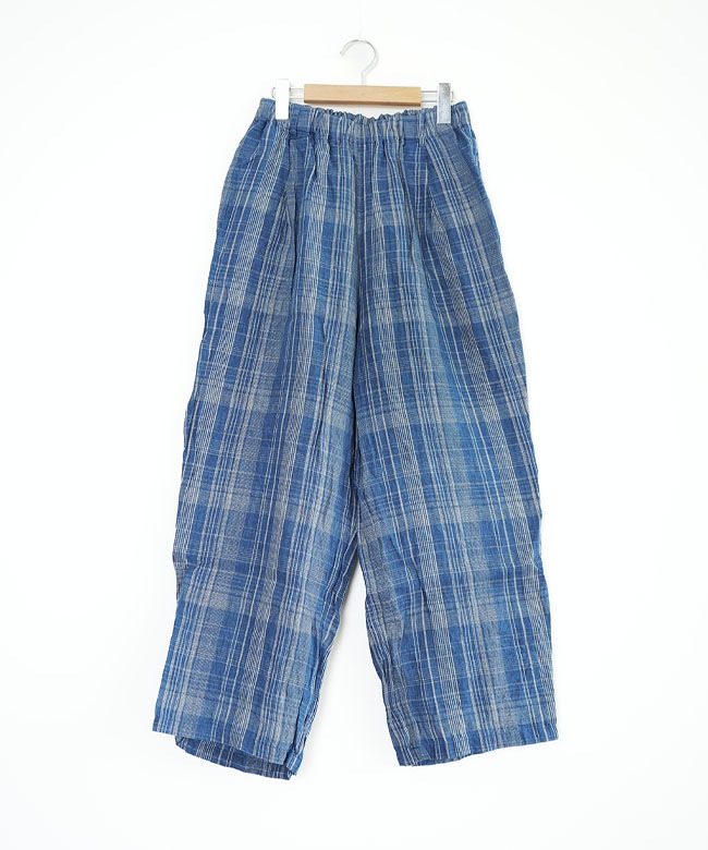 ICHI Antiquites(イチアンティークス) CHECK PANTS チェックパンツ