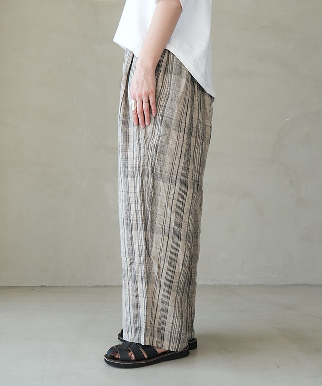 ◎◎ICHI Antiquites(イチアンティークス) CHECK PANTS チェックパンツ