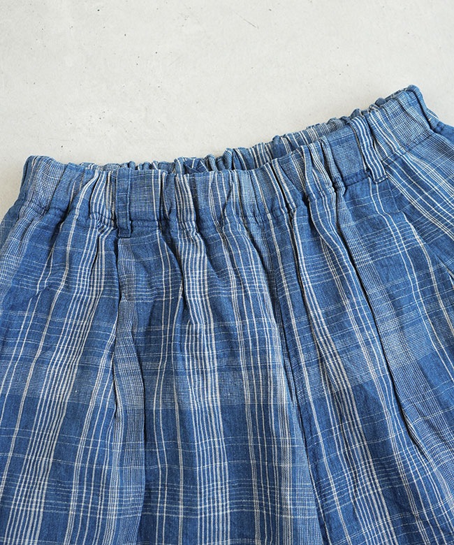 ICHI Antiquites(イチアンティークス) CHECK PANTS チェックパンツ