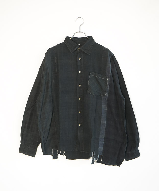 Rebuild by Needles フランネルシャツ Rebuild by Needles(リビルドバイニードルズ) Flannel Shirt -> 7 Cuts