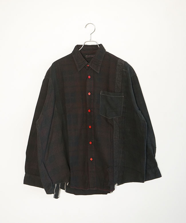 Rebuild by Needles(リビルドバイニードルズ) Flannel Shirt -> 7 Cuts