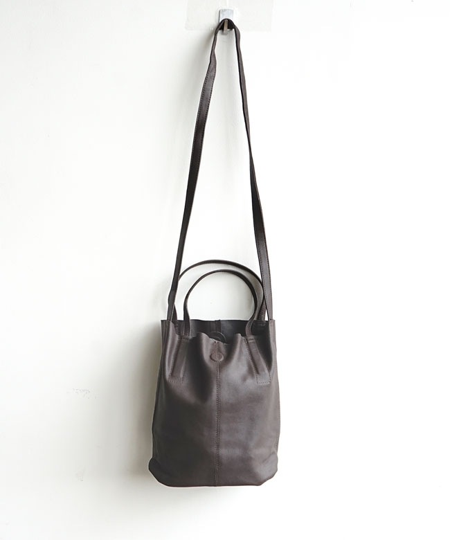 保存袋付き】Morphee(モルフェ) 2WAY SMALL TOTE（S）DARK CHOCO