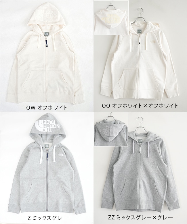 【新品】リアビューフルジップフーディ NTW12442 グレーM ザ・ノース・フェイス THE NORTH FACE/リアビュー フルジップ フーディ