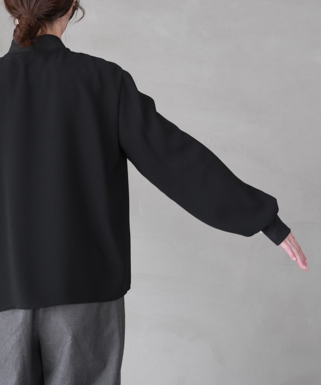 SALE 50%OFF】mizuiro ind(ミズイロインド) blouson like shirt