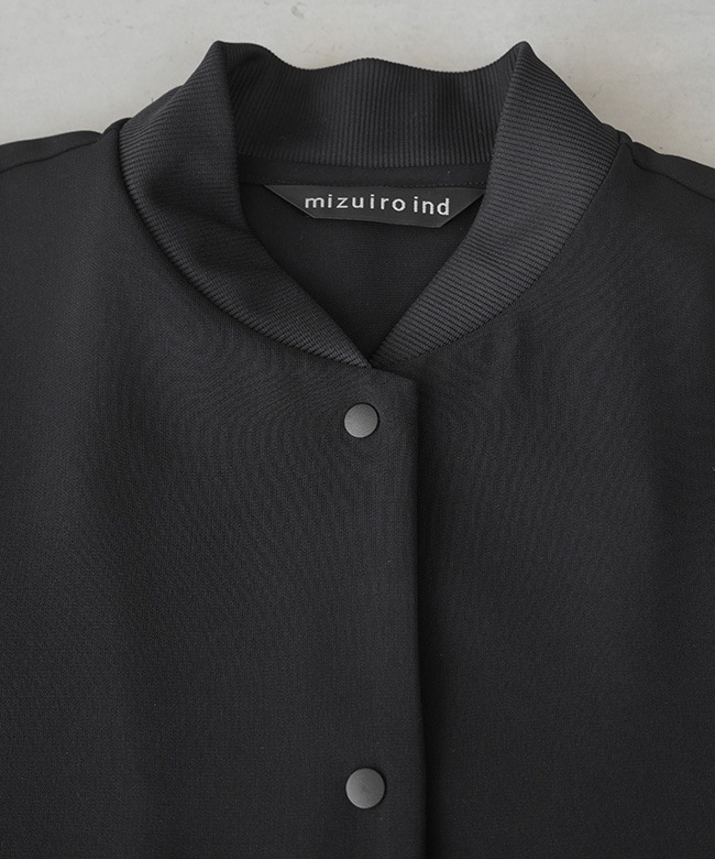 4-230056]mizuiro ind(ミズイロインド) blouson like shirt ブルゾン