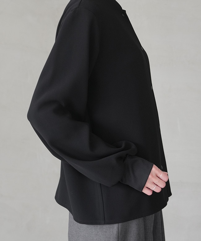 SALE 50%OFF】mizuiro ind(ミズイロインド) blouson like shirt