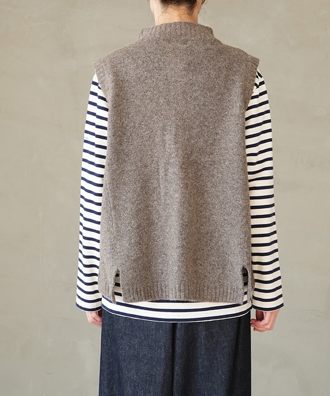 SALE 20%OFF】[551117]mao made(マオメイド)ヤクフィールハイネック前