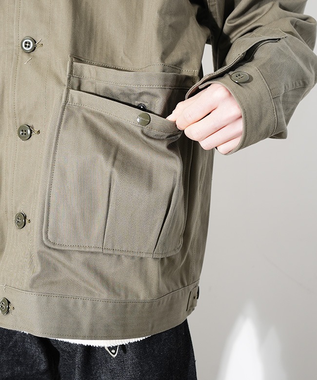 SF-252272]SASSAFRAS (ササフラス) Overgrown Trug Jacket オーバー