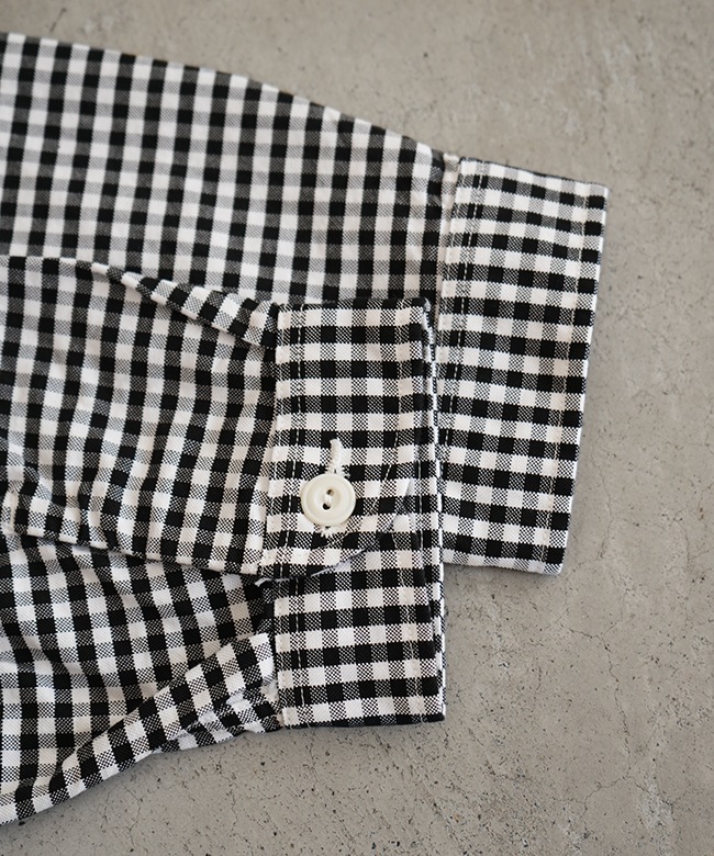 ◇DANTON(ダントン)MEN'S OXFORD BAND COLLAR SHIRT PATTERN メンズ