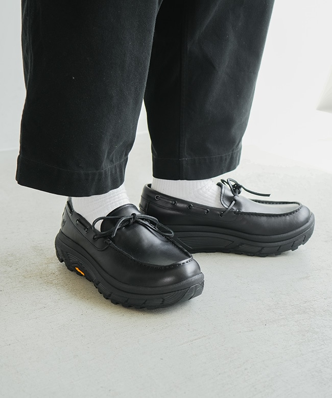 【最終価格】SUICOKE ブラック モカシン 10 28cm South2West8(サウスツーウエストエイト)×SUICOKE(スイコック) Camp