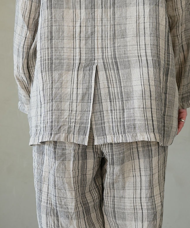 ICHI Antiquites(イチアンティークス) CHECK JACKET チェック