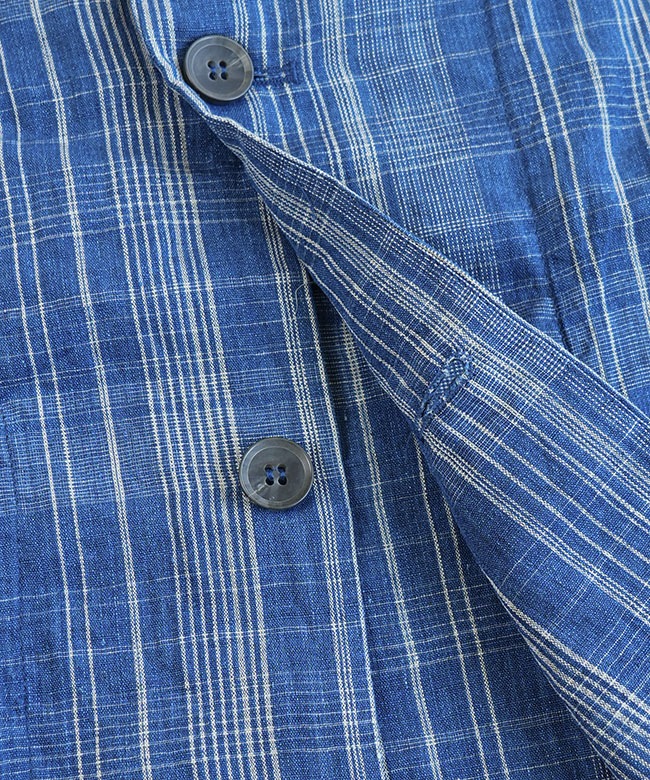 ICHI Antiquites(イチアンティークス) CHECK JACKET チェック