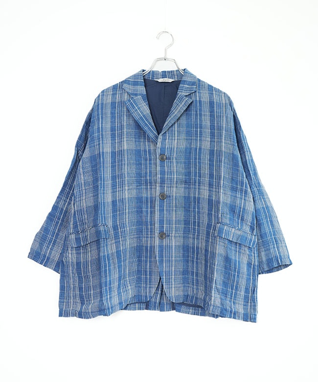 みっちー大幅お値下げ！イチアンティークス ICHI Antiquites(イチアンティークス) CHECK JACKET チェック