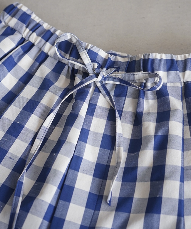 THE SHINZONE(ザ シンゾーン) GINGHAM CHECK PANTS ギンガムチェック