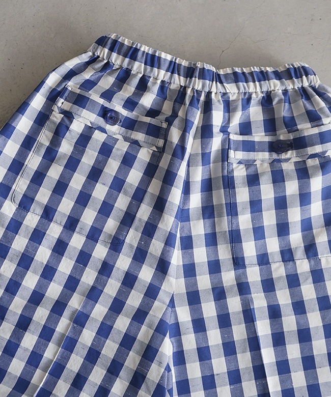 THE SHINZONE(ザ シンゾーン) GINGHAM CHECK PANTS ギンガムチェック