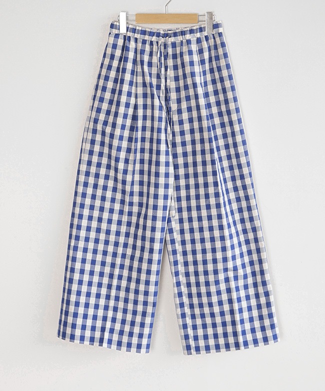THE SHINZONE(ザ シンゾーン) GINGHAM CHECK PANTS ギンガムチェック