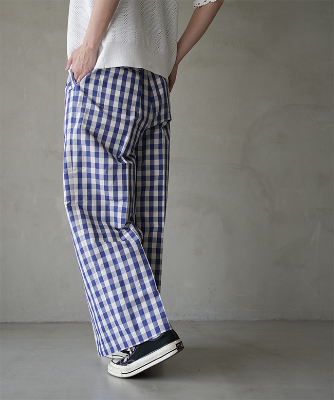 グローンインザサン GROWN IN THE SUN イージーパンツ ワイド バギー 麻 リネン 1 青 ブルー G1D-2307 楽天市場】grown in the sunの通販