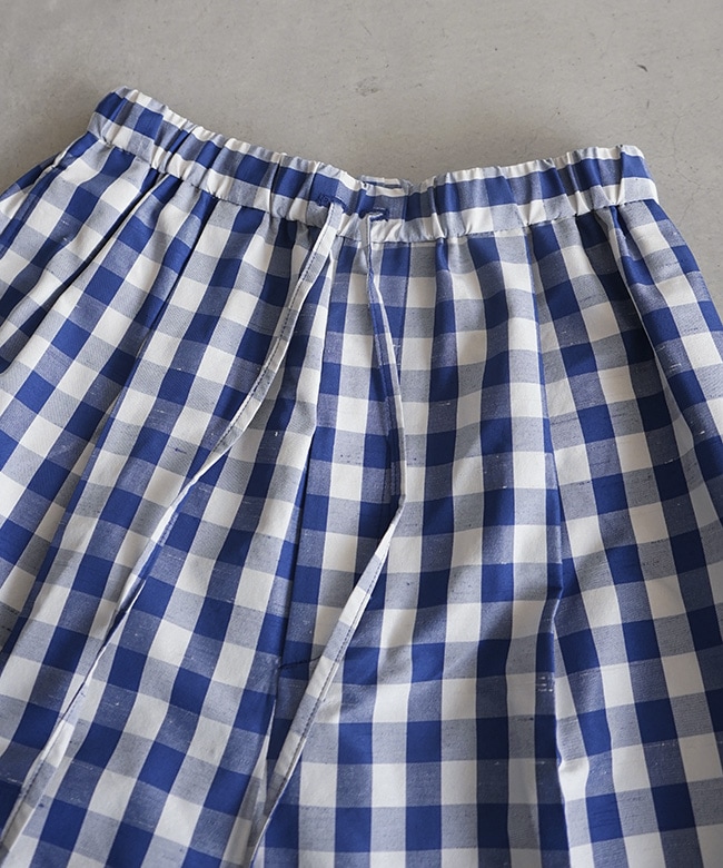 THE SHINZONE(ザ シンゾーン) GINGHAM CHECK PANTS ギンガムチェック