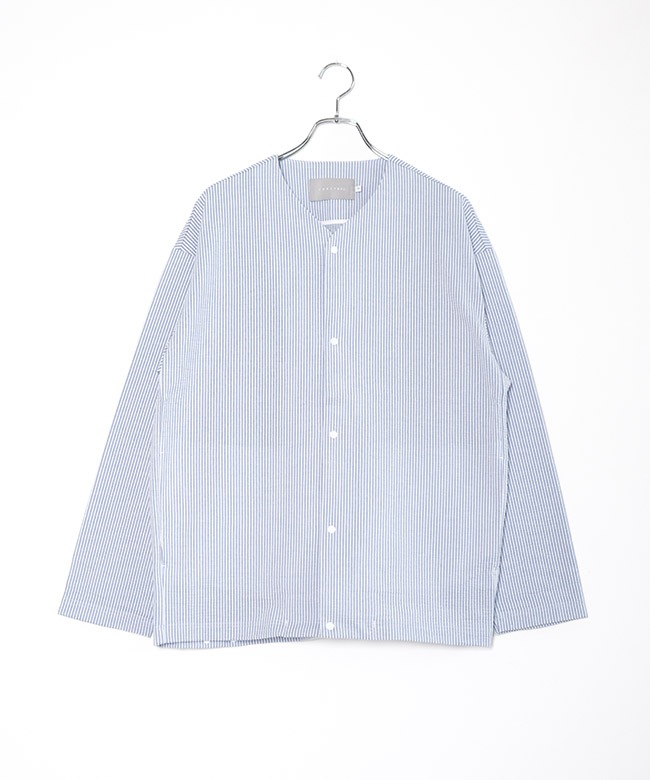 SALE 30%OFF】Curly&Co.(カーリー) SEERSUCKER SNAP BUTTON CARDIGAN