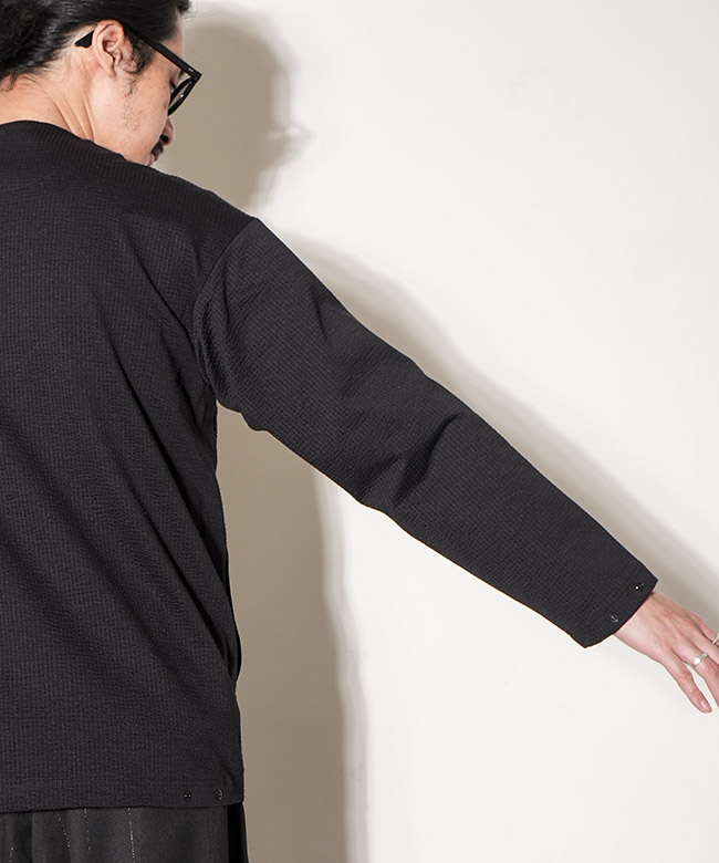 SALE 30%OFF】Curly&Co.(カーリー) SEERSUCKER SNAP BUTTON CARDIGAN